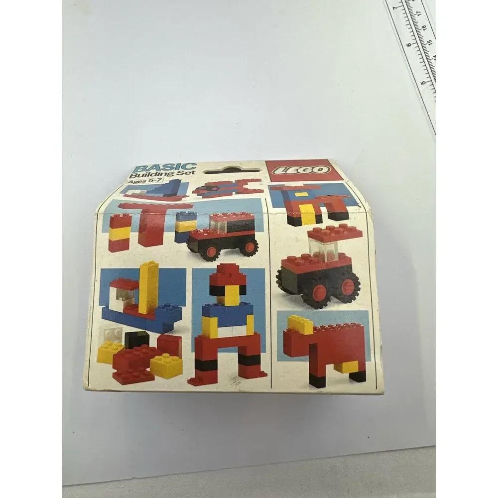 Vintage 1985 LEGO 504 Basic Building Set SEALED Rare Girl Box Art Variation